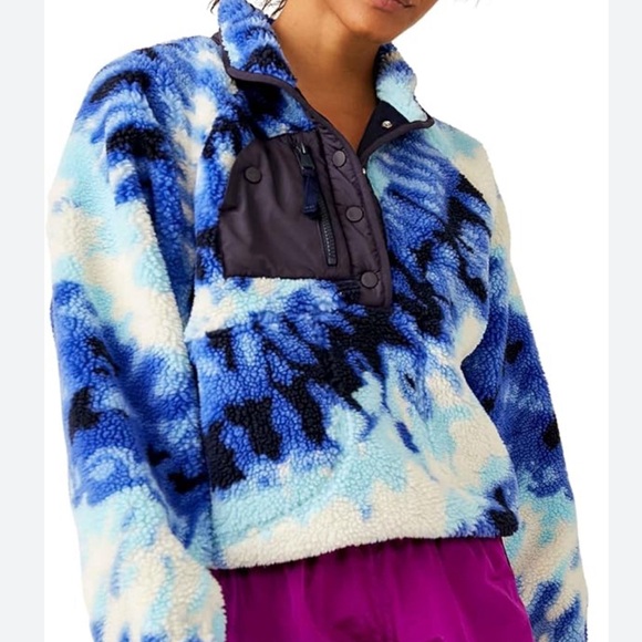 Free People FP Movement Rocky Ridge Fleece Pullover Size Medium - Picture 3 of 11